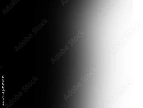 Fototapeta black and white background fade left to right to transparent clipart isolated on white gradient 