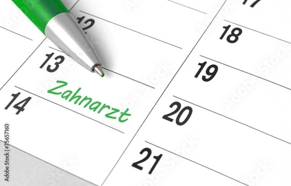 Obraz Zahnarzttermin