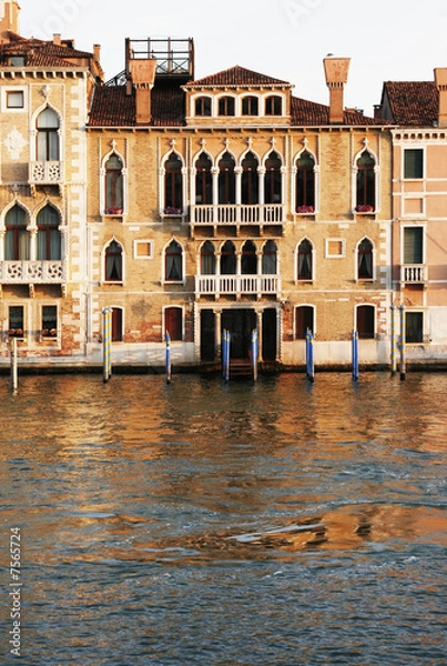 Obraz Venice, Italy - Water Front Facade