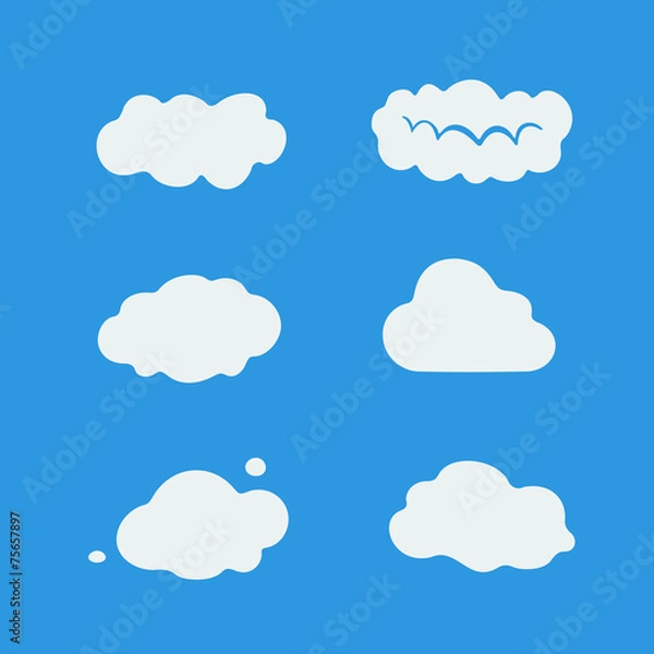 Fototapeta Character Sets cloud