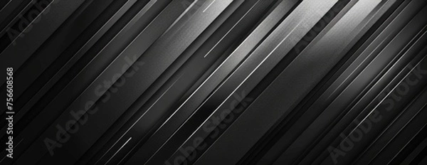Fototapeta Modern Elegance: Premium Dark Abstract with Diagonal Lines - Dynamic Vector Desktop Wallpaper