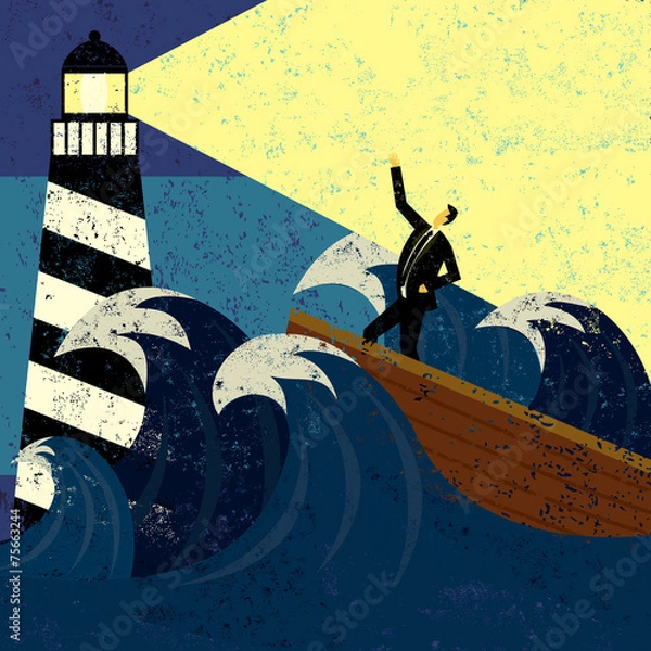 Obraz Guidance in Stormy Seas