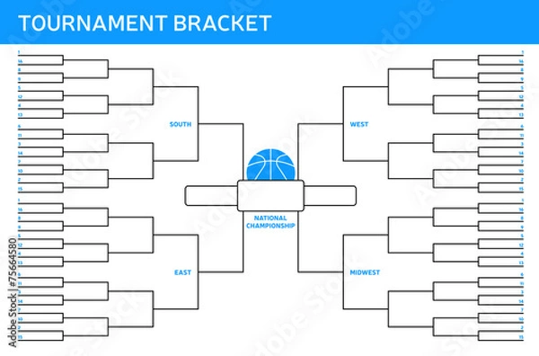 Obraz Uchwyt na turniej koszykówki