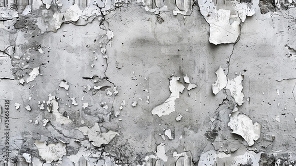 Fototapeta Grunge gray wall background
