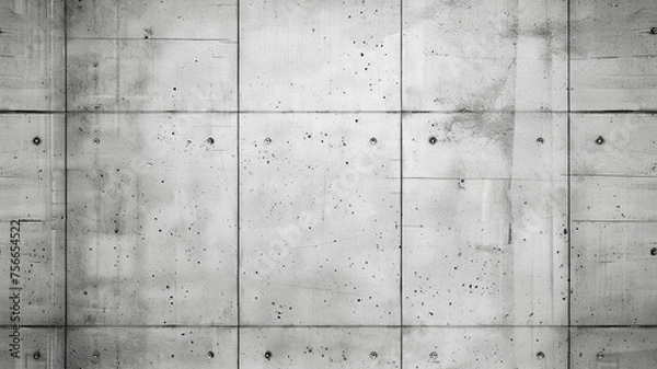 Fototapeta Grey concrete blocks wall