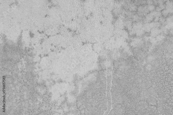 Fototapeta Old wall texture smeared engine oil cement dark black gray  background abstract grey color design are light with white gradient background.