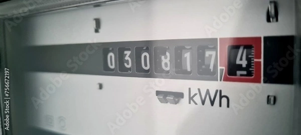 Obraz Stromzähler 