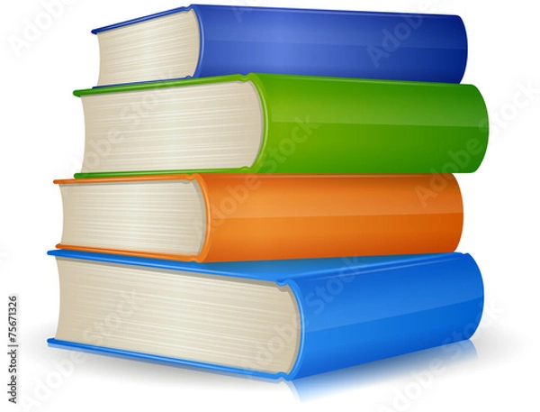 Obraz Stos książek