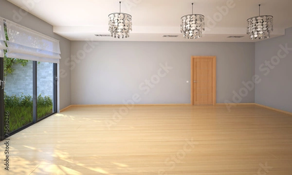 Fototapeta Пустая просторная комната
