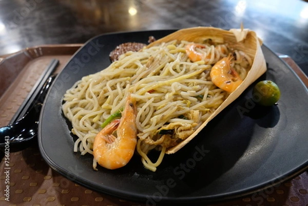 Obraz stir fried noodles