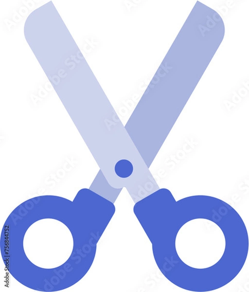Obraz Cute scissors icon cartoon
