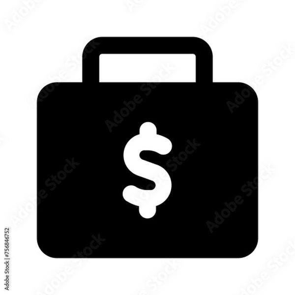 Obraz briefcase Glyph icon