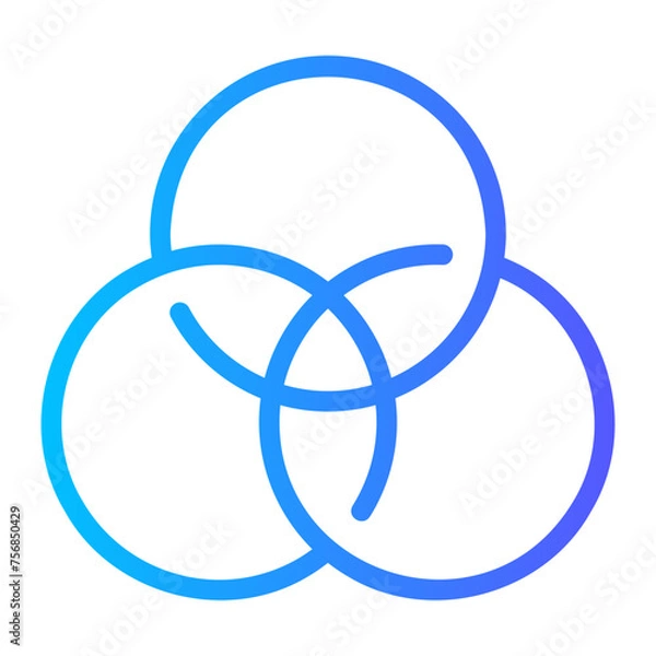 Fototapeta rgb gradient icon