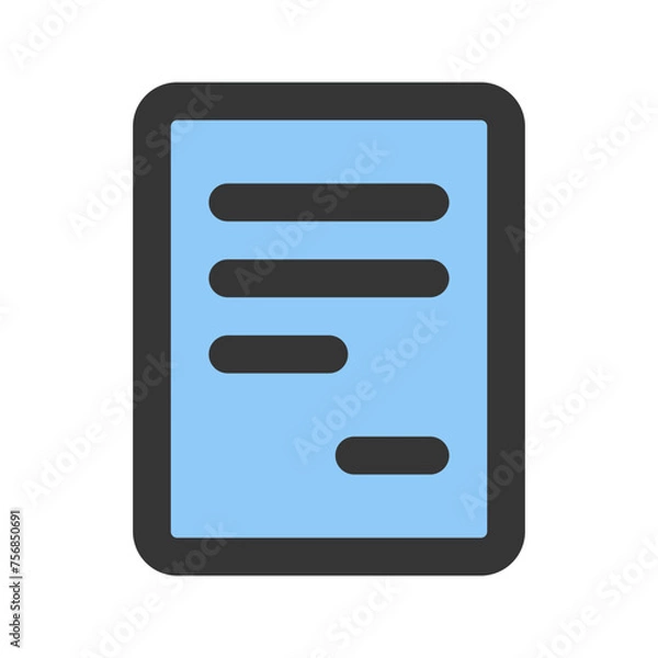 Fototapeta contract Line color icon