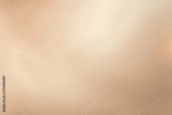 Fototapeta Abstract gradient smooth Blurred Beige background image