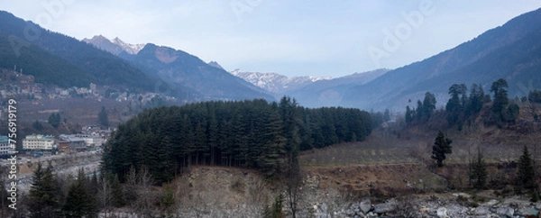 Fototapeta panorama of the mountains