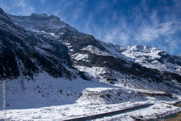 Fototapeta snow mountains