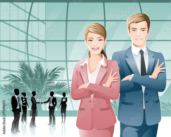 Obraz business welcoming