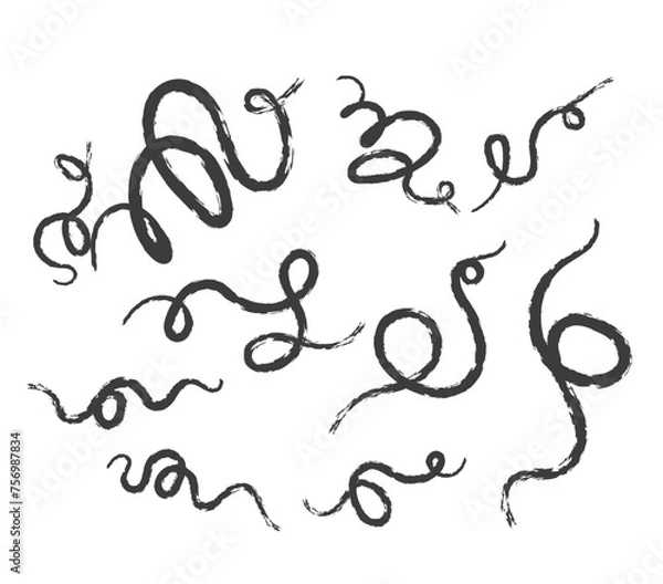 Obraz Abstract Brush Lines