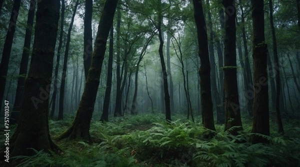 Obraz morning in the forest