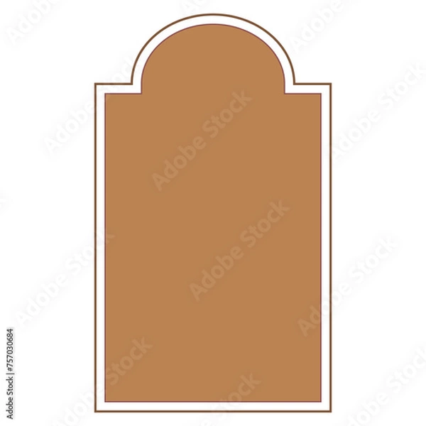 Obraz Islamic Ornament Frame Border Element