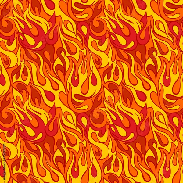 Obraz Płomień ognia wzór