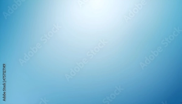 Fototapeta Light blue gradient background. Abstract blue color gradient banner.