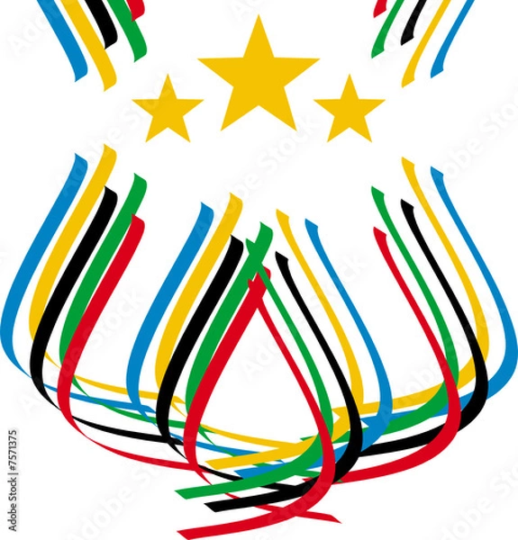 Obraz Wstążki olimpijskie