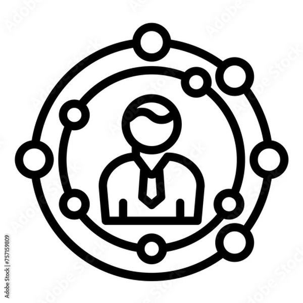 Obraz Vector Design CIO Icon Style
