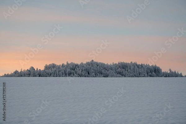 Obraz sunrise over the river