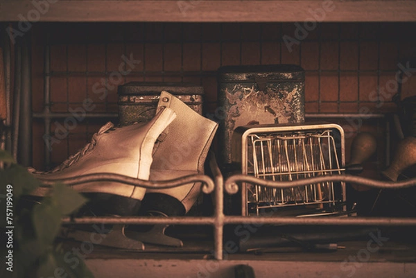 Obraz Old ice skate