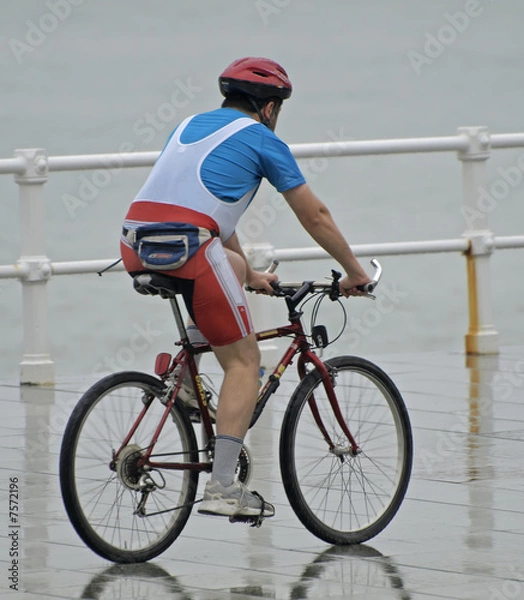 Obraz Hombre en bicicleta