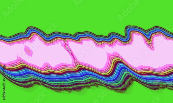 Fototapeta abstract background with circles, colorful background, abstract background, green with waves lines colorful wallpaper