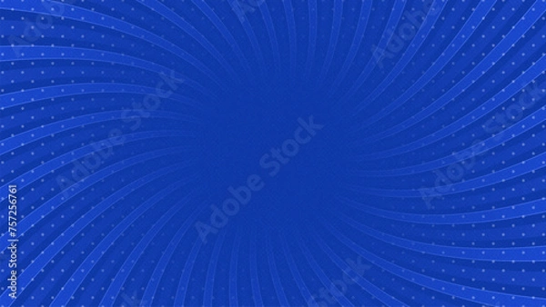 Fototapeta Blue Sun Rays Retro with Paper Texture Background. Abstract Burst Sun Rays Pattern Design. Vector Spiral Twist Illustration.