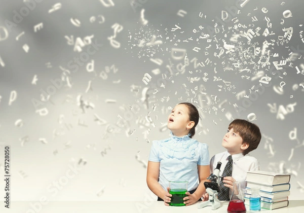 Fototapeta Experiments in laboratory