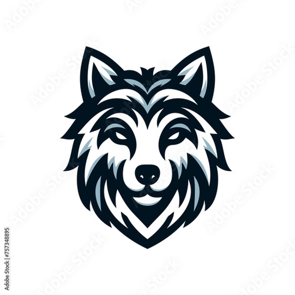 Fototapeta Wolf Head Vector Design