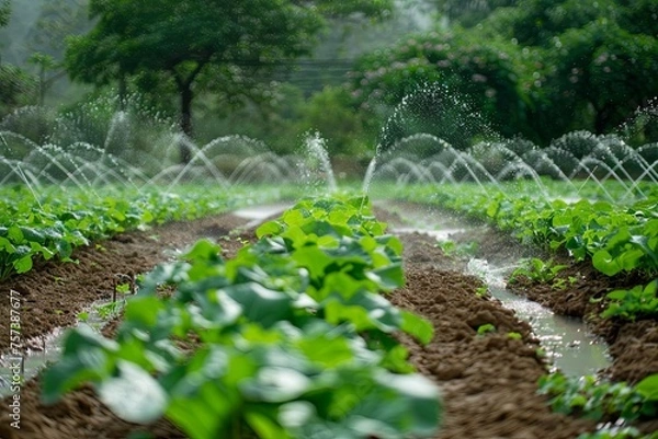 Obraz agriculture crops at the field