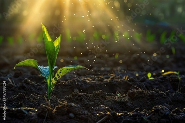 Obraz agriculture crops at the field