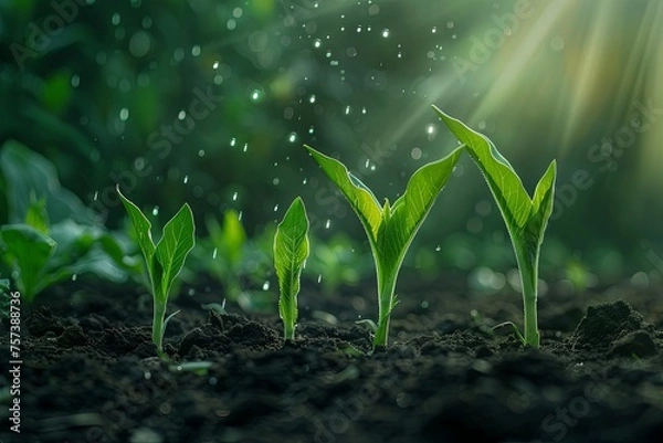 Obraz agriculture crops at the field