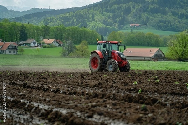 Obraz agriculture crops at the field