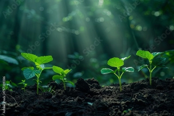 Obraz agriculture crops at the field