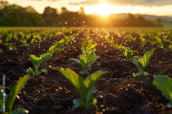 Obraz agriculture crops at the field