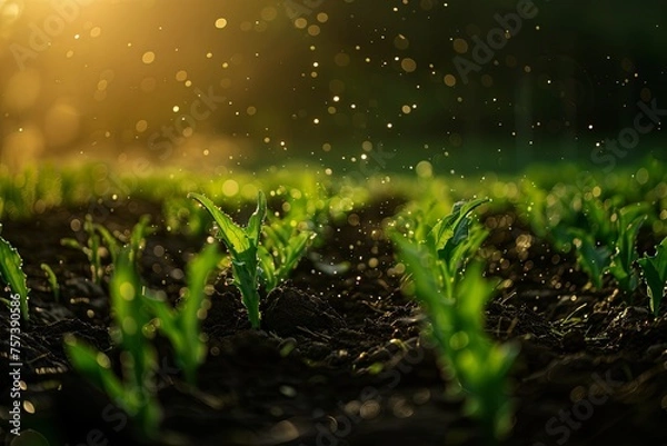 Obraz agriculture crops at the field