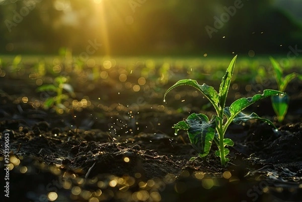 Obraz agriculture crops at the field