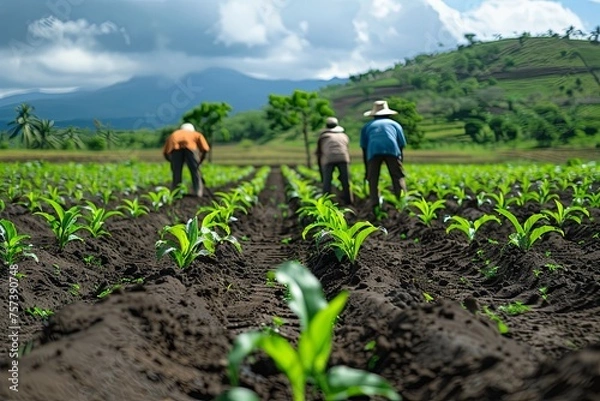 Obraz agriculture crops at the field