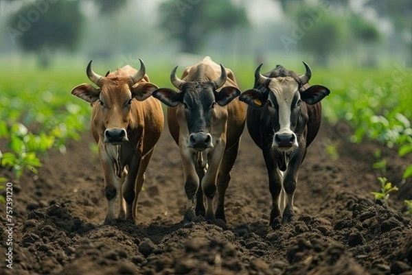 Obraz agriculture crops at the field