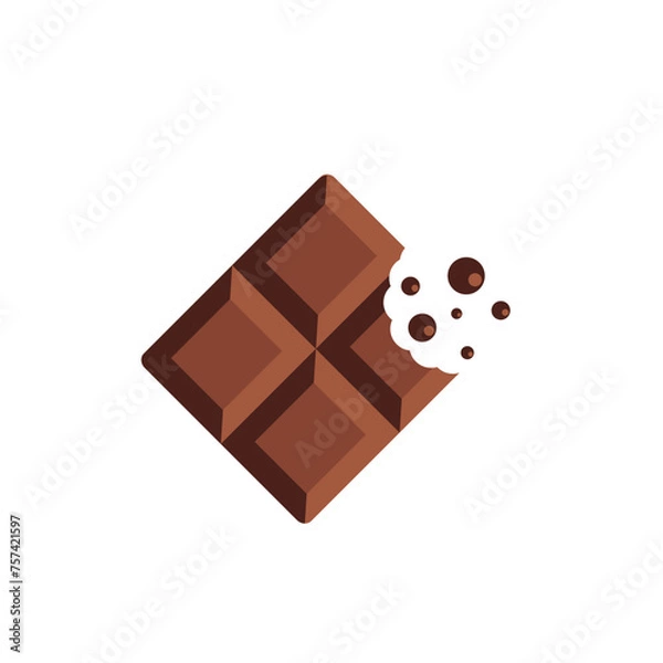 Fototapeta chocolate bar icon