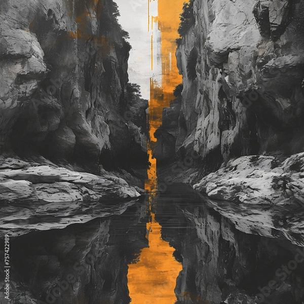 Obraz cave  album cover