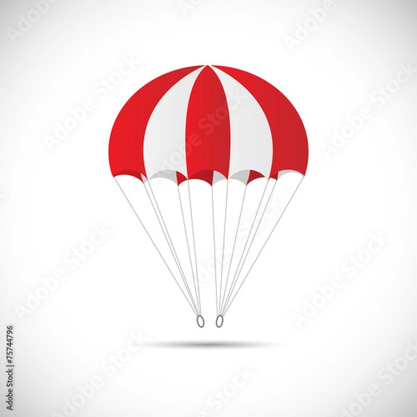Obraz Ilustracja spadochron