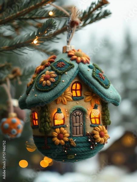 Obraz christmas ornament. Generative AI
